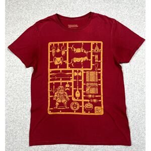 Loot Crate Lootwear Dungeons & Dragons DnD Graphic T-Shirt Short Sleeve Red S